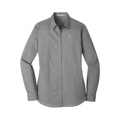 Provision Team - Port Authority® Women's Long Sleeve Carefree Poplin Shirt