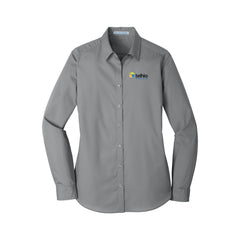 Telhio New Hire Shop - Port Authority® Ladies Long Sleeve Carefree Poplin Shirt