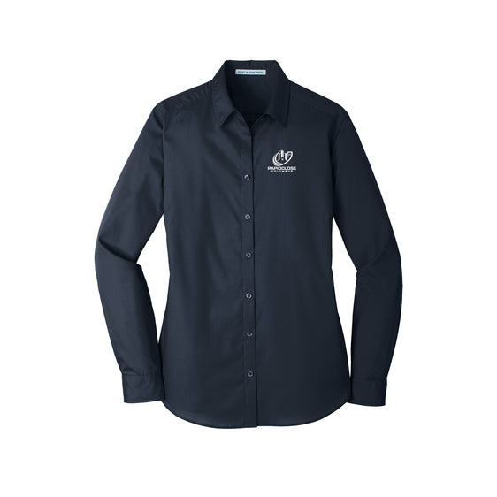 Rapid Close Columbus - Port Authority® Women's Long Sleeve Carefree Poplin Shirt