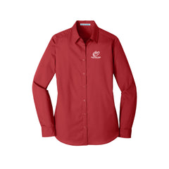 Rapid Close Columbus - Port Authority® Women's Long Sleeve Carefree Poplin Shirt