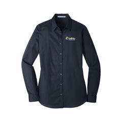 Telhio New Hire Shop - Port Authority® Ladies Long Sleeve Carefree Poplin Shirt