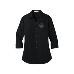 Ohio CTEP Division - Port Authority® Women's 3/4-Sleeve Carefree Poplin Shirt