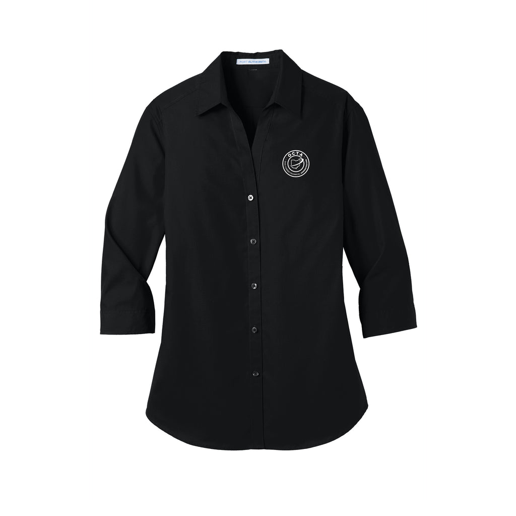 Ohio OCTA - Port Authority® Women's 3/4-Sleeve Carefree Poplin Shirt