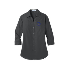 Ohio CTEP Division - Port Authority® Women's 3/4-Sleeve Carefree Poplin Shirt