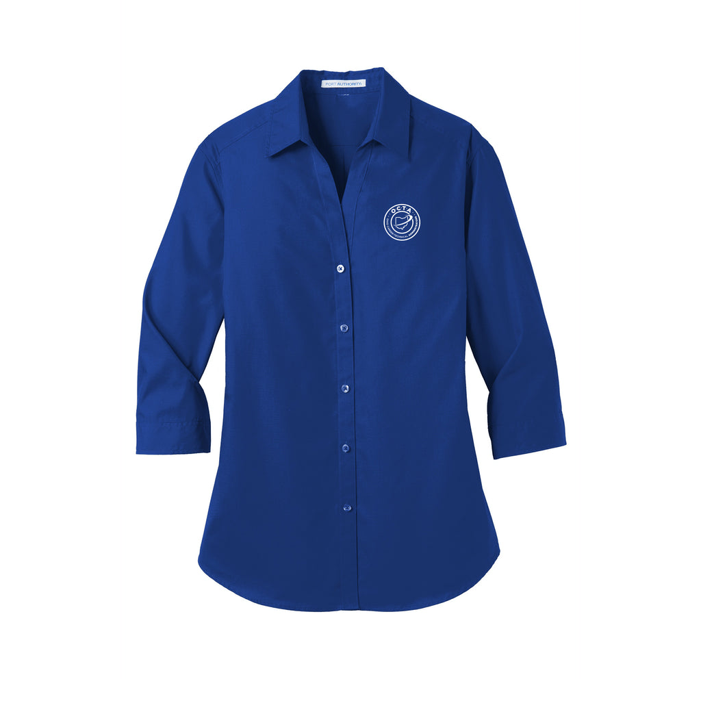Ohio OCTA - Port Authority® Women's 3/4-Sleeve Carefree Poplin Shirt