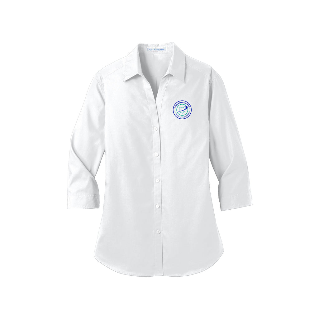 Ohio ACTE WBLD - Port Authority® Women's 3/4-Sleeve Carefree Poplin Shirt