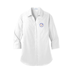 Ohio ACTE Student Services - Port Authority® Women's 3/4-Sleeve Carefree Poplin Shirt