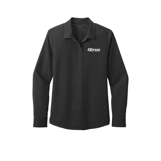 Express - Port Authority ® Ladies Long Sleeve Performance Staff Shirt