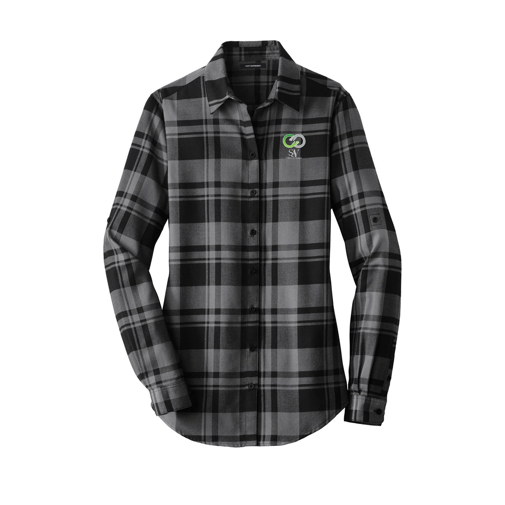 Solace at Vivians - Port Authority® Women's Plaid Flannel Tunic