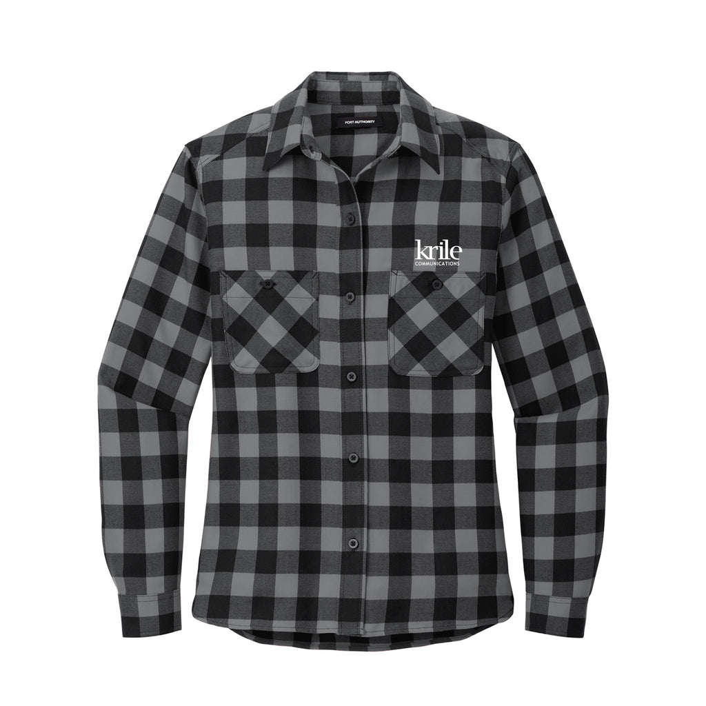 Krile Communications - Port Authority® Women's Plaid Flannel Shirt