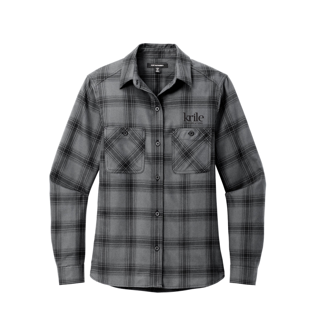 Krile Communications - Port Authority® Women's Plaid Flannel Shirt