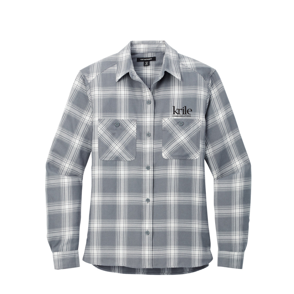 Krile Communications - Port Authority® Women's Plaid Flannel Shirt