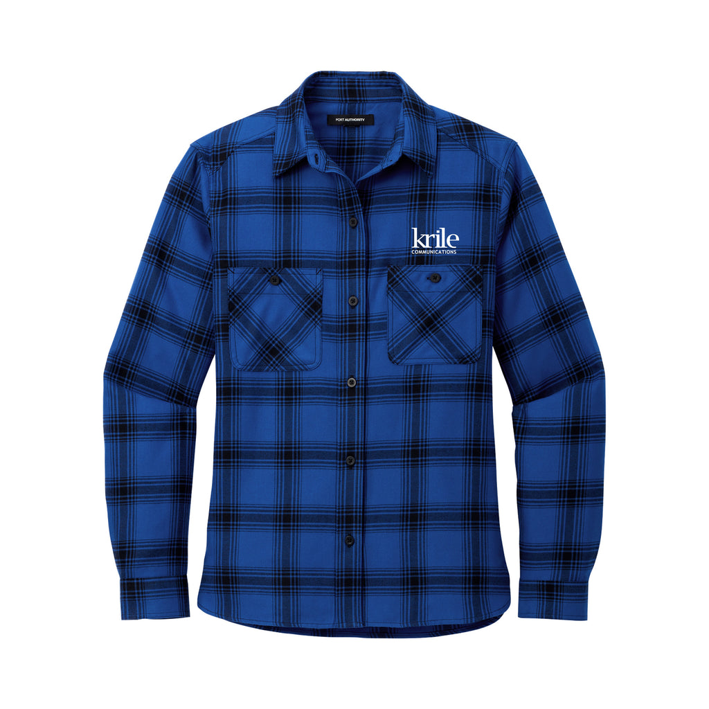 Krile Communications - Port Authority® Women's Plaid Flannel Shirt