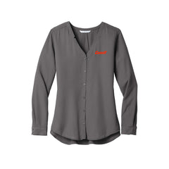 Cassill - Port Authority ® Ladies Long Sleeve Button-Front Blouse