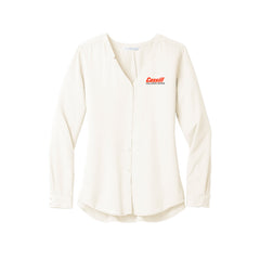 Cassill - Port Authority ® Ladies Long Sleeve Button-Front Blouse