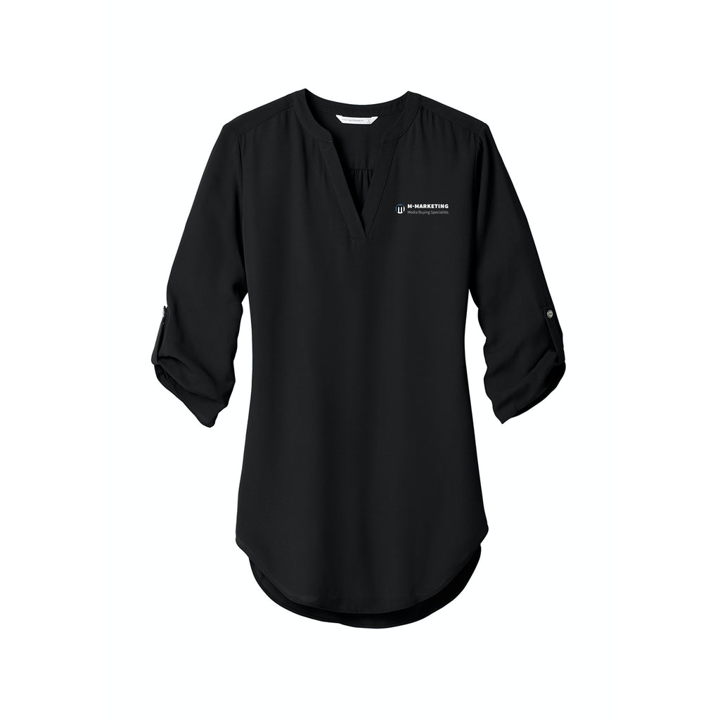 M Marketing Consultants - Port Authority ® Women's 3/4-Sleeve Tunic Blouse