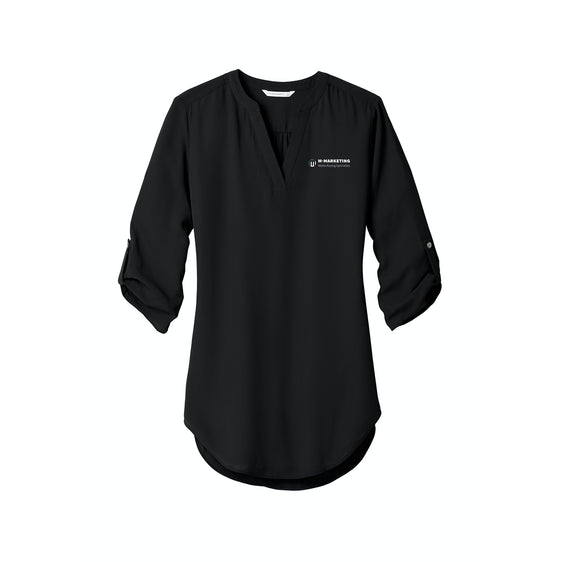 M Marketing Consultants - Port Authority ® Women's 3/4-Sleeve Tunic Blouse