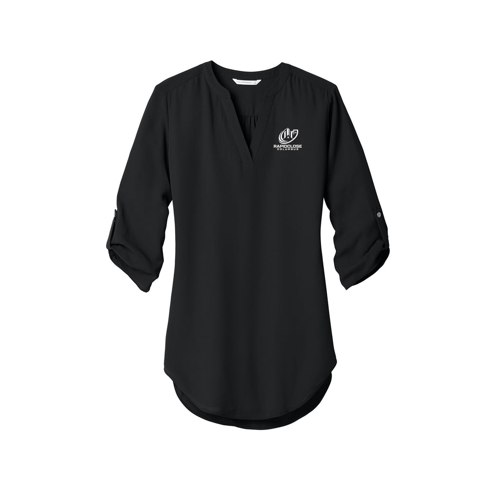 Rapid Close Columbus - Port Authority ® Women's 3/4-Sleeve Tunic Blouse