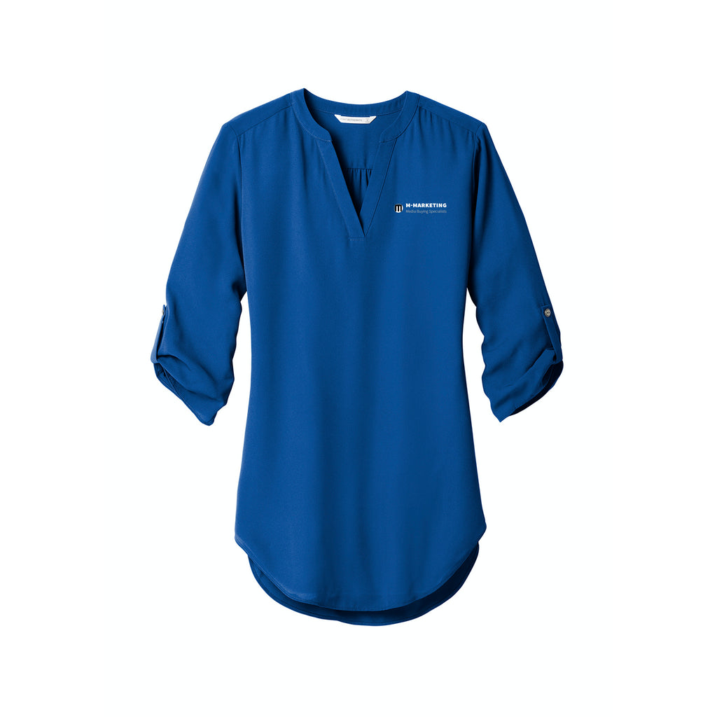 M Marketing Consultants - Port Authority ® Women's 3/4-Sleeve Tunic Blouse