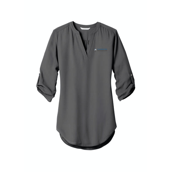 M Marketing Consultants - Port Authority ® Women's 3/4-Sleeve Tunic Blouse