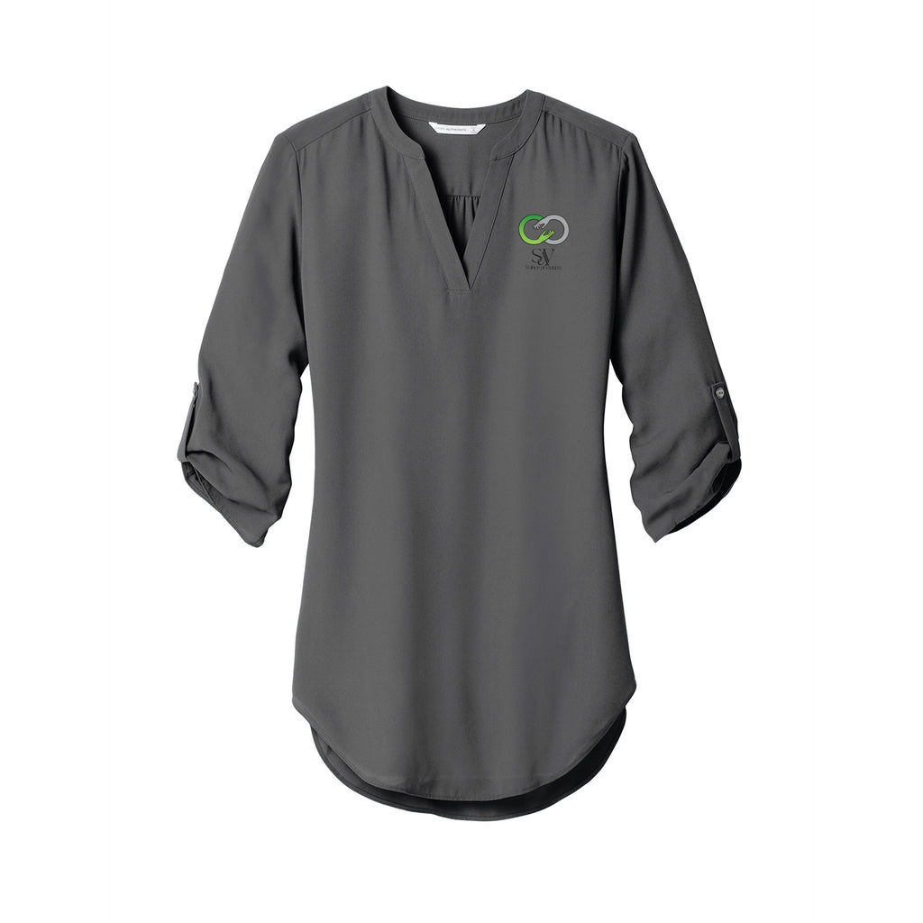 Solace at Vivians - Port Authority® Women's 3/4-Sleeve Tunic Blouse