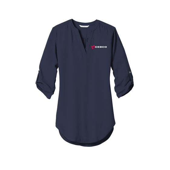 CEBCO - Port Authority ® Ladies 3/4-Sleeve Tunic Blouse