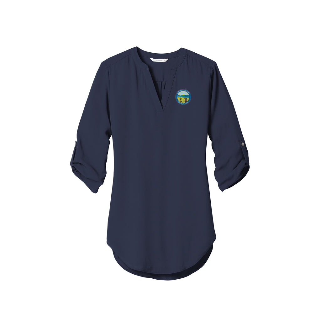 Carroll County - Port Authority ® Ladies 3/4-Sleeve Tunic Blouse