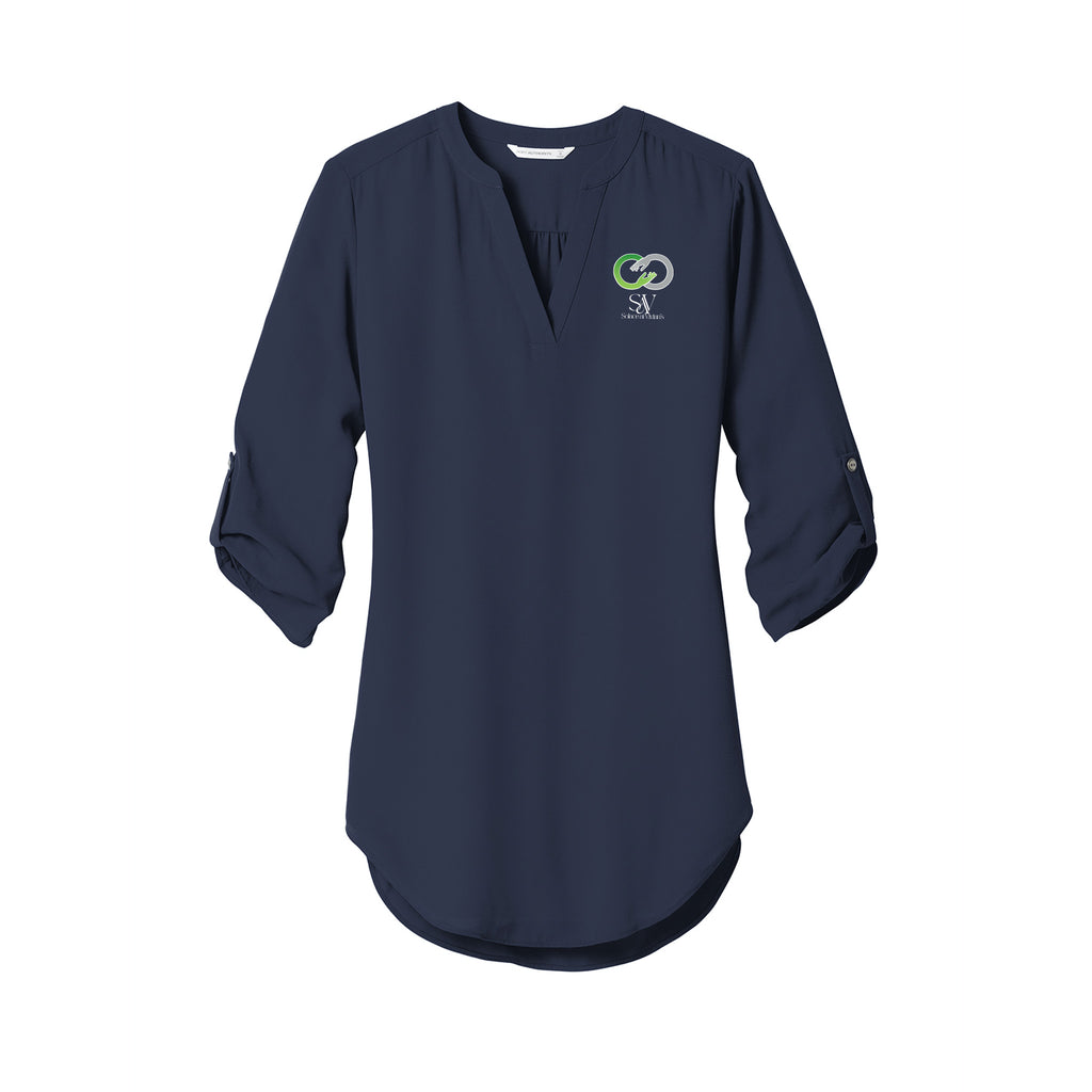 Solace at Vivians - Port Authority® Women's 3/4-Sleeve Tunic Blouse