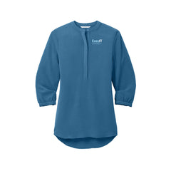 Easy IT - Port Authority® Ladies 3/4-Sleeve Textured Crepe Tunic
