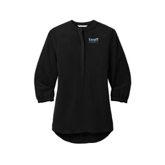 Easy IT - Port Authority® Ladies 3/4-Sleeve Textured Crepe Tunic