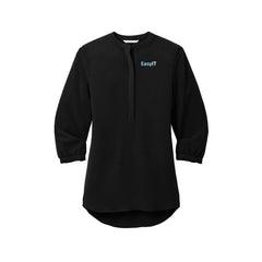 Easy IT - Port Authority® Ladies 3/4-Sleeve Textured Crepe Tunic