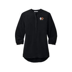 Perry ProTECH 60th Anniversary - Port Authority® Women's 3/4-Sleeve Textured Crepe Tunic