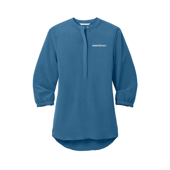 Perry ProTECH - Port Authority® Women's 3/4-Sleeve Textured Crepe Tunic