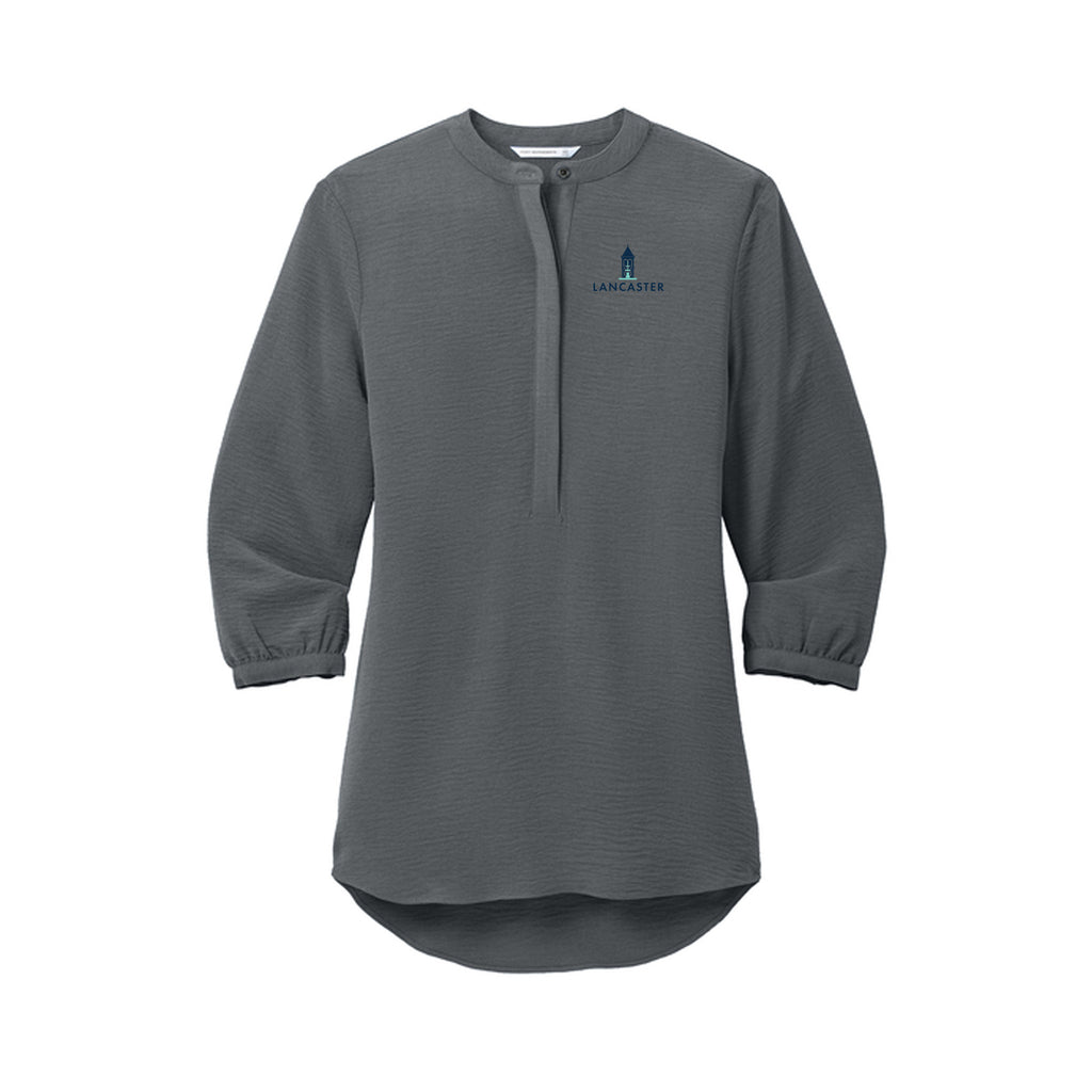 City of Lancaster - Port Authority® Women's 3/4-Sleeve Textured Crepe Tunic