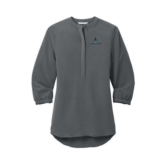 City of Lancaster - Port Authority® Women's 3/4-Sleeve Textured Crepe Tunic