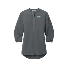 Easy IT - Port Authority® Ladies 3/4-Sleeve Textured Crepe Tunic