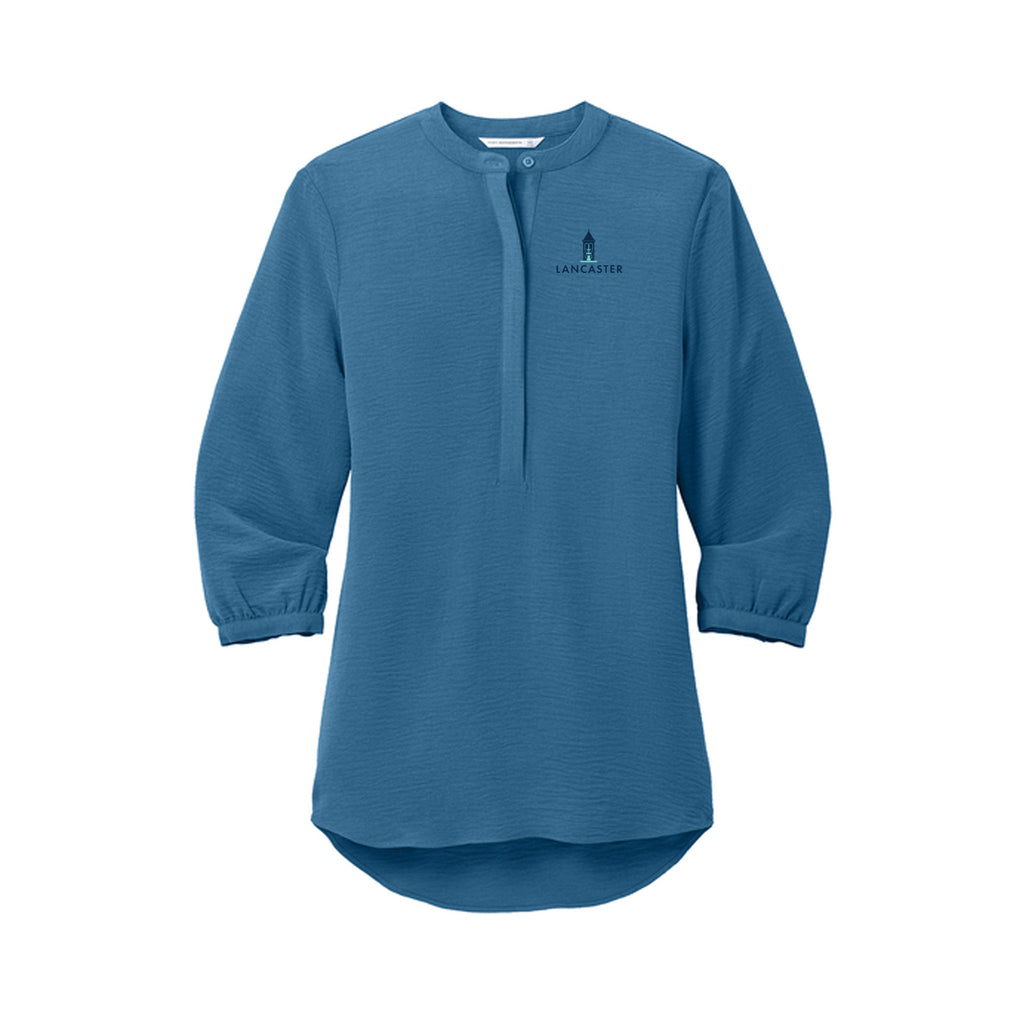 City of Lancaster - Port Authority® Women's 3/4-Sleeve Textured Crepe Tunic