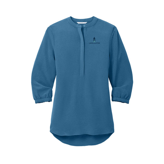 City of Lancaster - Port Authority® Women's 3/4-Sleeve Textured Crepe Tunic