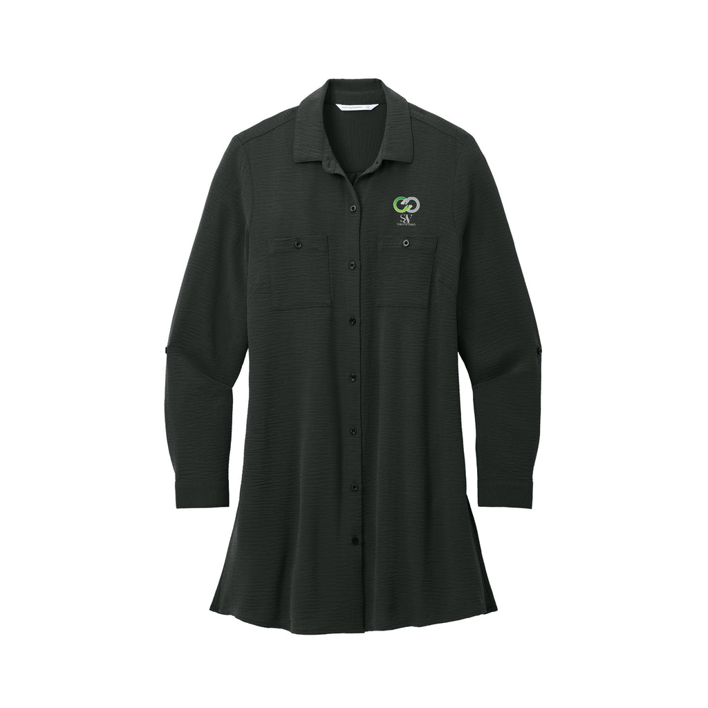Solace at Vivians - Port Authority® Women's Textured Crepe Long Tunic