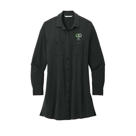 Solace at Vivians - Port Authority® Women's Textured Crepe Long Tunic