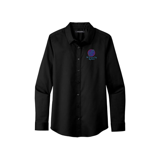 Groove City Band - Port Authority® Ladies Long Sleeve SuperPro React ™