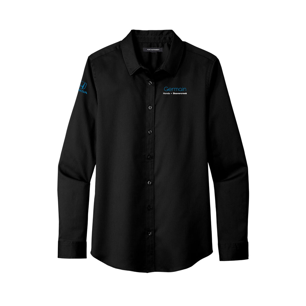 Germain Honda Beavercreek - Port Authority® Ladies Long Sleeve SuperPro React ™