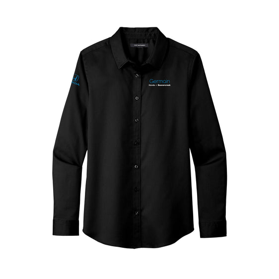 Germain Honda Beavercreek - Port Authority® Ladies Long Sleeve SuperPro React ™
