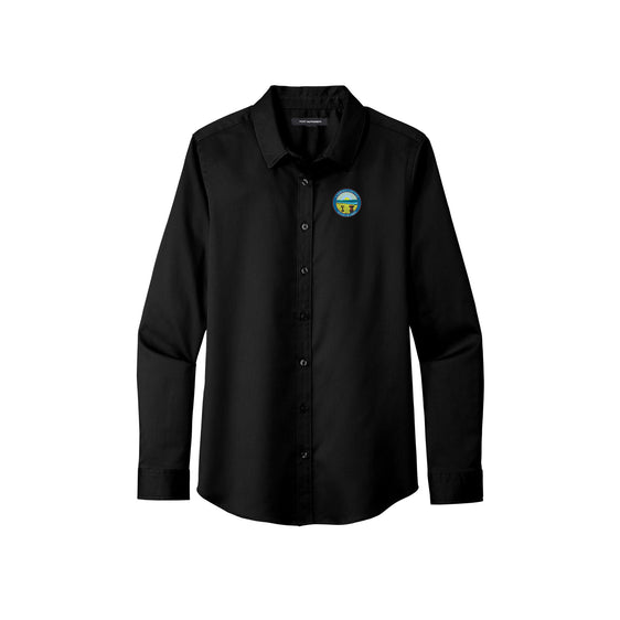 Carroll County - Port Authority® Ladies Long Sleeve SuperPro React ™