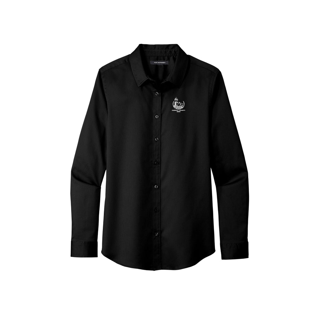 Carroll County - Port Authority® Ladies Long Sleeve SuperPro React ™