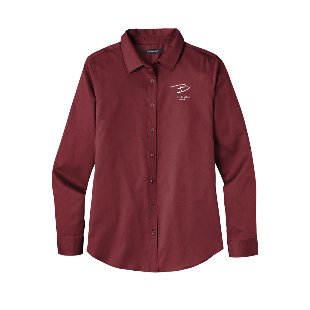 The Blu Hotel - Port Authority® Ladies Long Sleeve SuperPro React ™