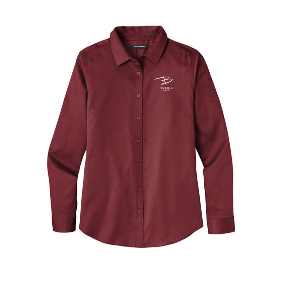 The Blu Hotel - Port Authority® Ladies Long Sleeve SuperPro React ™