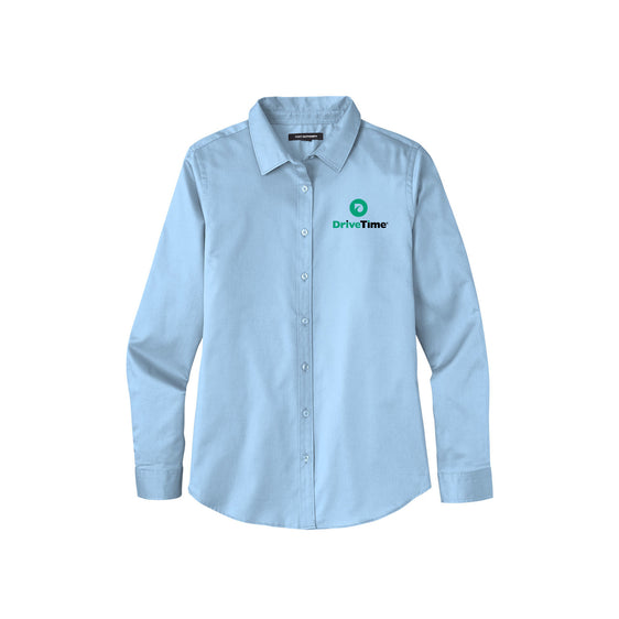 Drive Time - Port Authority® Ladies Long Sleeve SuperPro React ™
