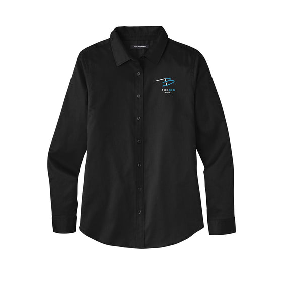 The Blu Hotel - Port Authority® Ladies Long Sleeve SuperPro React ™