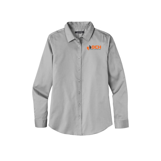 OCH - Port Authority® Ladies Long Sleeve SuperPro React ™